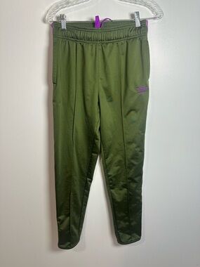 Umbro Olive Green and Side striped Purple Athletic Track Pants Size Medium